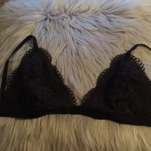 Lacey black bralette